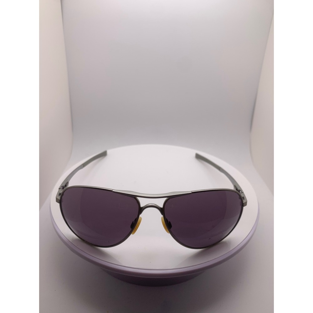 Oakley Plaintiff Sunglasses Silver Aviator OO4057-11 61-15 127 Frames Only